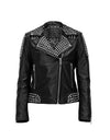 CRYSTAL Biker Studs | Rouge